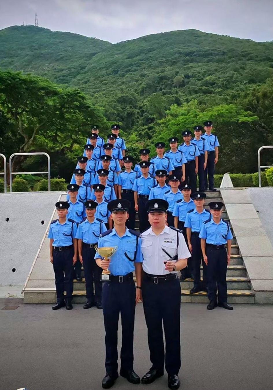 學警訓練「體能優異獎」l 學員畢業於「香港科技專上書院(科專HKIT)〈警隊實務毅進文憑〉」課程