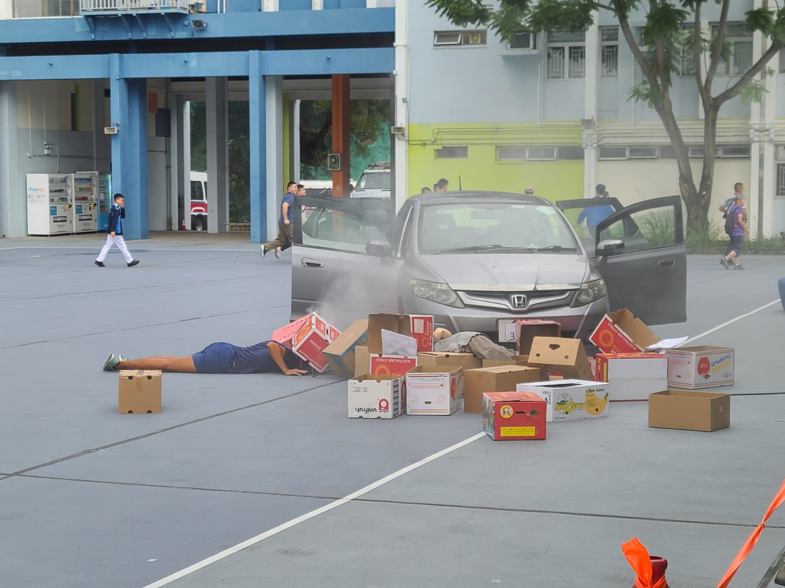 警隊實務課程同學參與【 守護香港 • 跨部門聯合反恐演習「風盾」】